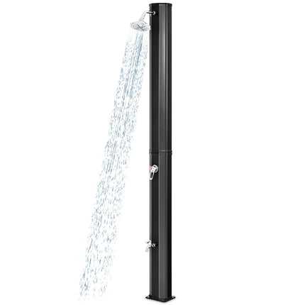 7.2 Feet Adjustable Outdoor Solar Heating Shower Head
