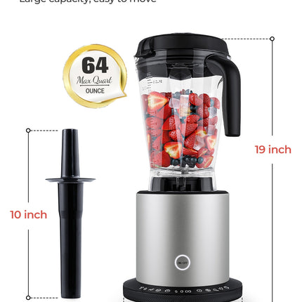 1500W Smoothie Maker High Power Blender with 10 Speeds