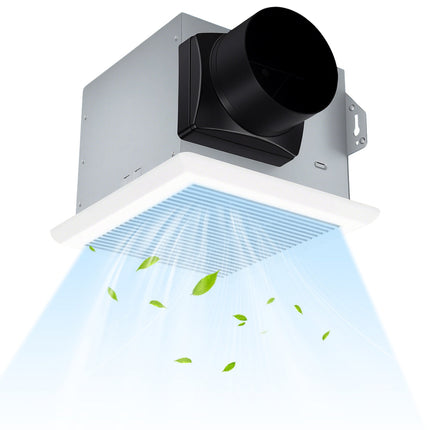 80 CFM Bathroom Exhaust Fan with Metal Housing and 4 Inches Duct