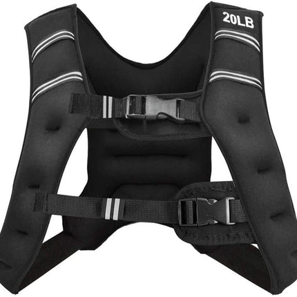 Training Weight Vest Workout Equipment with Adjustable Buckles and Mesh Bag