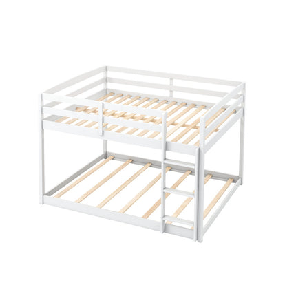 Full Over Full Bunk Bed Low-to-ground Bunk Bed