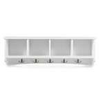 Mounted Storage Cabinet Hanging Entryway Shelf Coat Rack