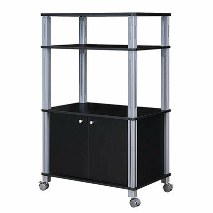 Microwave Rack Stand Rolling Storage Cart