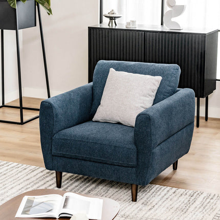 Modern Upholstered Accent Chair Single Sofa Armchair
