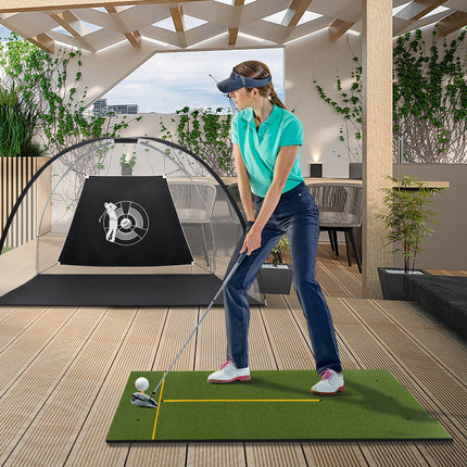 5 x 3 ft Artificial Turf Grass Practice Mat for Indoors and Outdoors