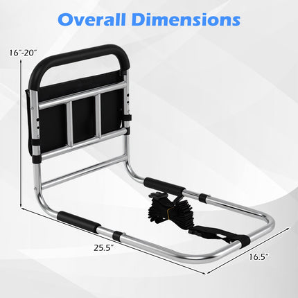Bed Rails for Elderly Adults and Height Adjustable Bed Assist Safety Railings