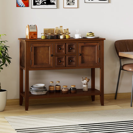 Buffet Sideboard Cabinet with 2 Doors and 2 Drawers