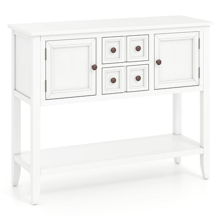 Buffet Sideboard Cabinet with 2 Doors and 2 Drawers