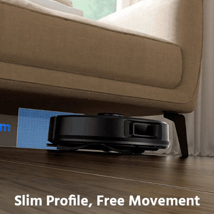 Teendow D10S Max - Black | Self-Emptying Robot Vacuum and Mop with LDS Laser Navigation