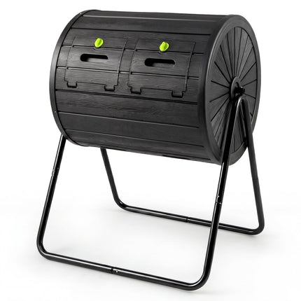 Compost Tumbler 37.5 Gallon Large Outdoor Compost Bin