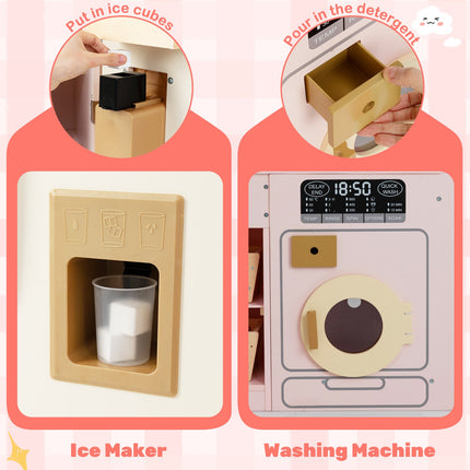 Corner Play Kitchen with Lights and Sounds for Ages 3+