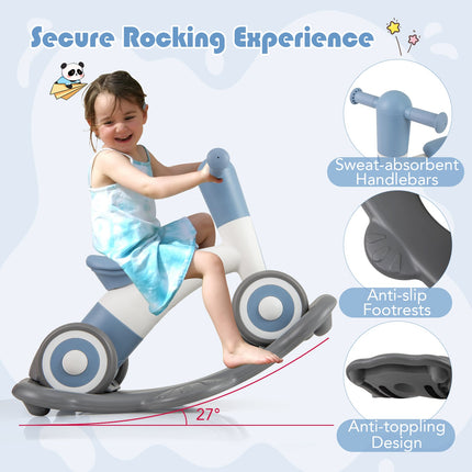 3 in 1 Rocking Horse with Detachable Balance Board and Seat