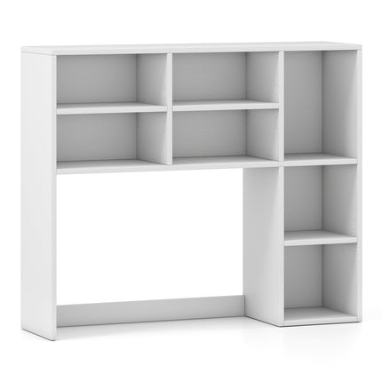 Desktop Bookshelf with 7 Open Cubbies and 3 Adjustable Shelves