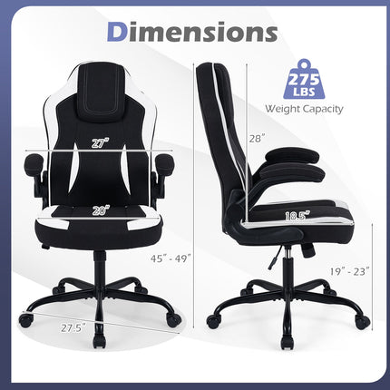 Ergonomic Computer Office Chair with 90¬∞ Flip-up Armrests