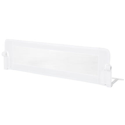 60-Inch Foldable Bed Rail Swing Down Baby Bed Guard Rail with Adjustable Safety Strap
