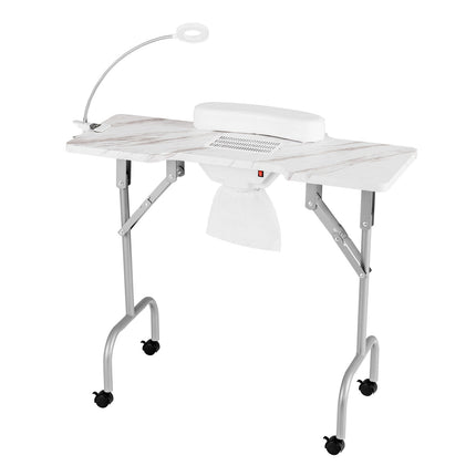 Folding Manicure Nail Table with Electric Dust Collector