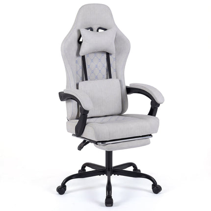 Gaming Chair Height Adjustable Computer Chair with Headrest Video Game Chair