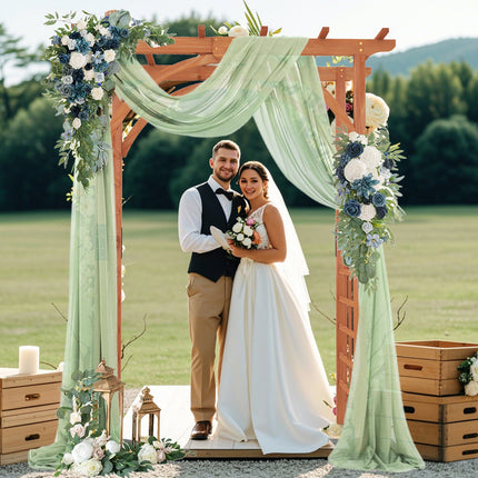 Garden Archway Arch Lattice Trellis Pergola for Climbing Plants and Outdoor Wedding Bridal Decor