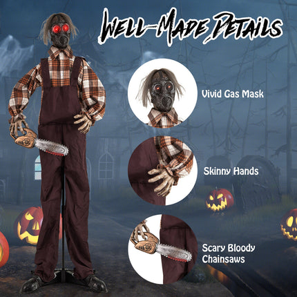 Halloween Animatronic Shaking Haunted Man with Lights and Sound