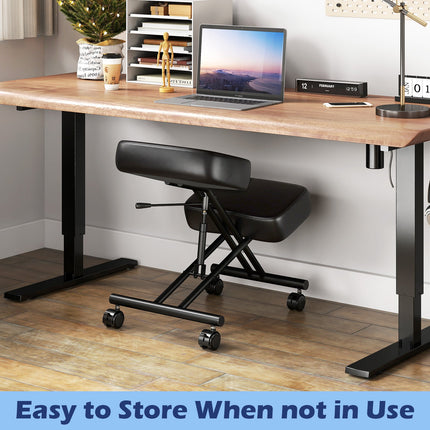 Height Adjustable Kneeling Chair Posture Correction Stool