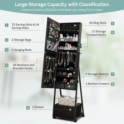 Jewelry Cabinet with Full