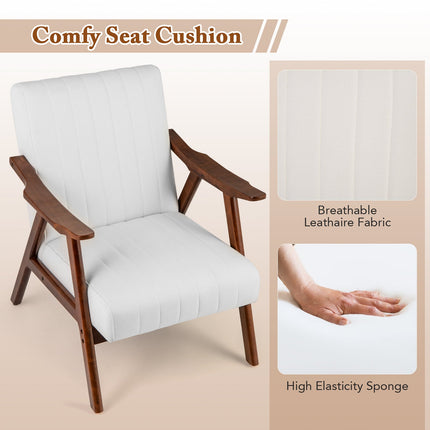 Modern Accent Chair Leisure Armchair with Felt Pads