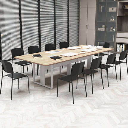 Modern Plastic Dining Chair Set of 2 with Metal Legs and Curved Back