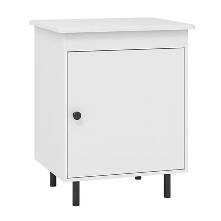 Nightstand Mid Century End Tables with Door