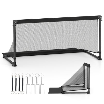 Portable POP Up Toddler Soccer Net with Metal Frame