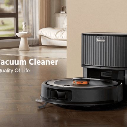 Teendow D10S Max - Black | Self-Emptying Robot Vacuum and Mop with LDS Laser Navigation