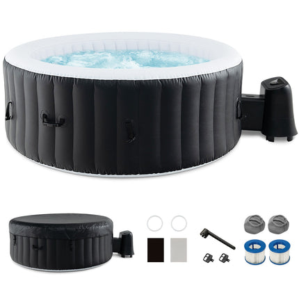 70/80 Inches Round SPA Pool Hottub with 110/130 Air Jets Electric Heater Pump