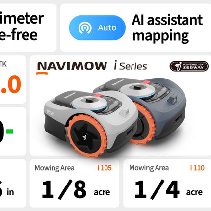 Segway Navimow i Series Automatic Lawn Mower – GPS Navigation & App Control