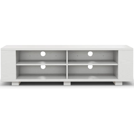 59 Inch Console Storage Entertainment Media Wood TV Stand-Walnut