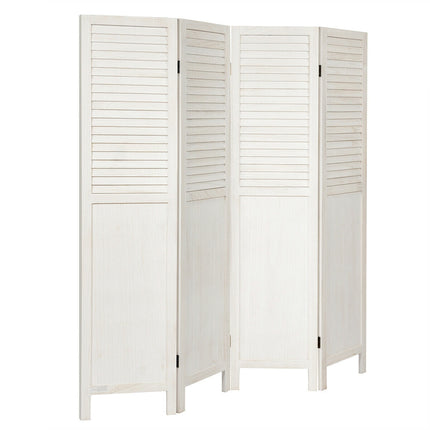 5.6 Ft Tall 4 Panel Folding Privacy Room Divider