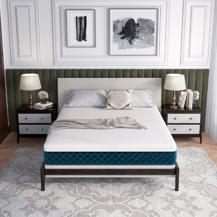 10 Inch Mattress with Jacquard Fabric Cover in a Box