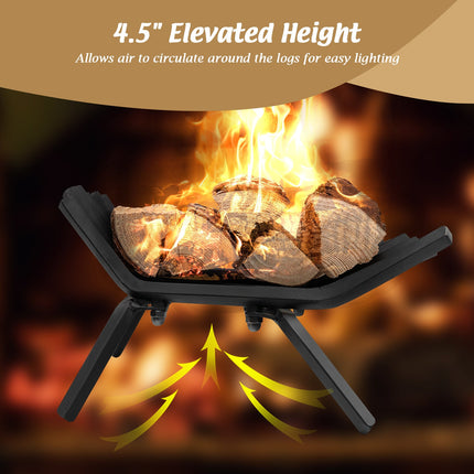 31/25/18 Inch Fireplace Grate for Outdoor Fire Pit