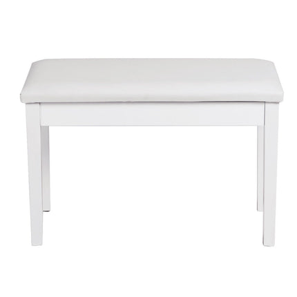 Solid Wood PU Leather Padded Piano Bench Keyboard Seat