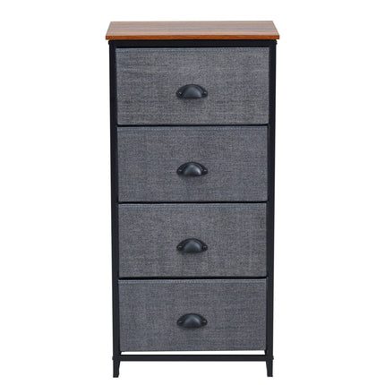 Chest Storage Tower Side Table Display Storage with 4 Drawers