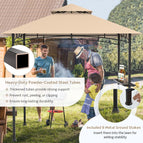 Tier Bbq Grill Gazebo Barbecue Canopy