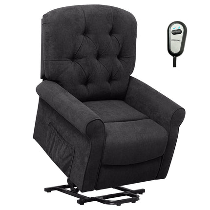 Recliner Chair Sofa for Elderly with Side Pocket and Remote Control