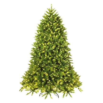 Premium Hinged Artificial Fir Christmas Tree with LED Lights