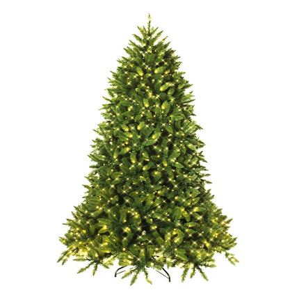 Premium Hinged Artificial Fir Christmas Tree with LED Lights