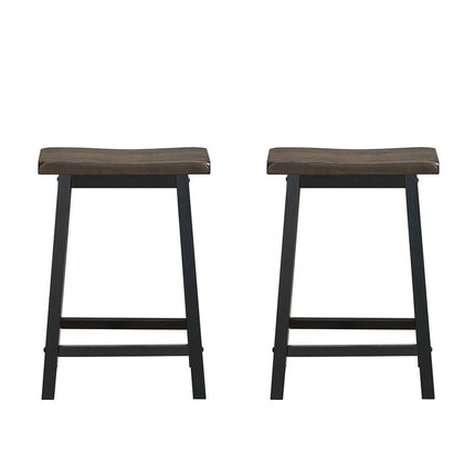 24 Inch Height Set of 2 Home Kitchen Dining Room Bar Stools