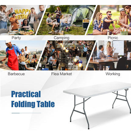 Portable Folding Camping Table with Carrying Handle
