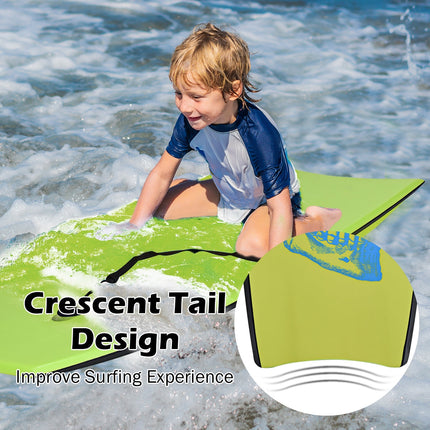 Super Surfing Lightweight Bodyboard with Leash