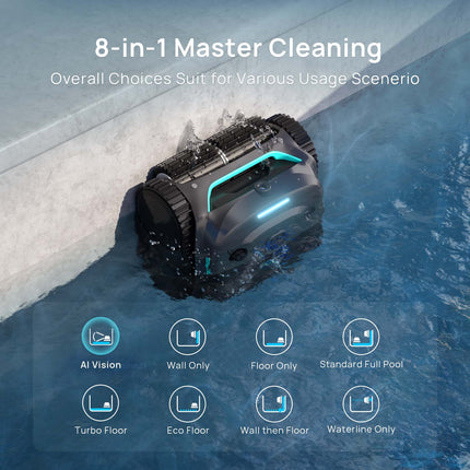 (2026 New) WYBOT C2 Vision Cordless Robotic Pool Cleaner