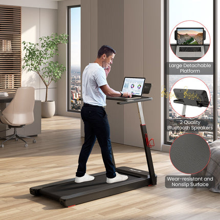 3HP Folding Treadmill with Adjustable Height and APP Control