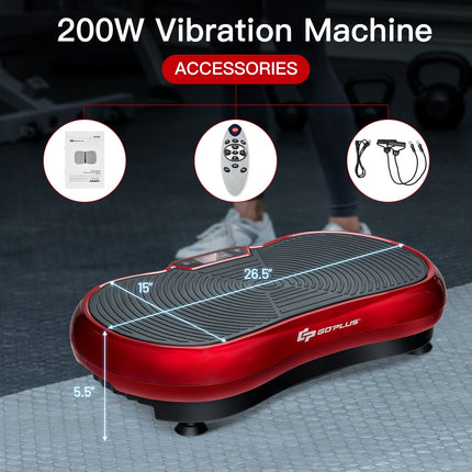3D Vibration Plate Fitness Machine with Remote Control
