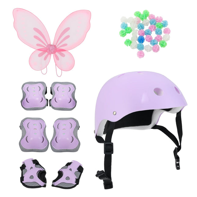 12 Inch Kids Bike with Helmet Protective Set Pink