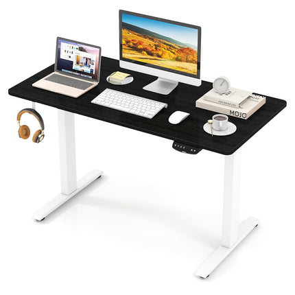 Electric Standing Desk Height Adjustable with 3 Memory Heights Black